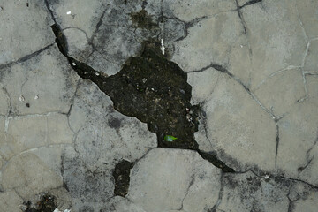 Aufkleber - cracked concrete wall background