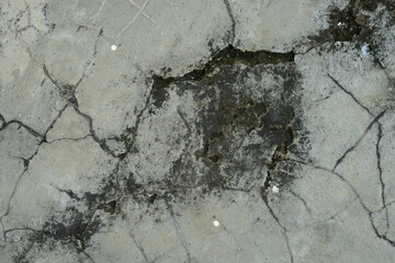 Aufkleber - cracked wall texture background