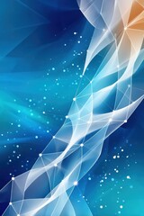 Poster - Dynamic abstract background with glowing lines and connecting points