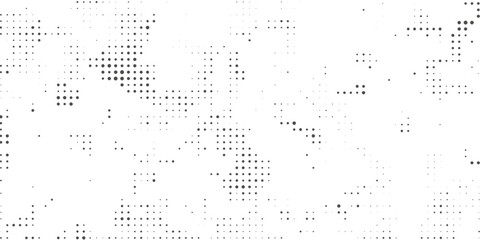 Poster - Monochrome printing raster, abstract vector halftone background. eps10