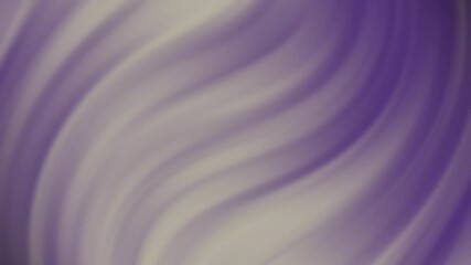 Poster - Soft flowing purple and cream abstract waves blend seamlessly, creating a calming and elegant gradient background, Abstract texture Gradient motion Background animation.