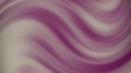 Poster - Soft, wavy abstract background with shades of purple and cream blending in gentle curves, Abstract texture Gradient motion Background animation.