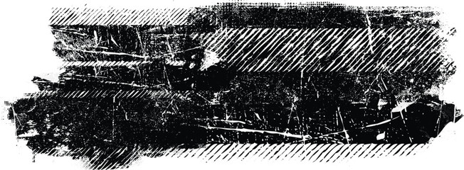 Leinwandbilder - Grunge textured banner with rough edges. Speckled texture. Overlay grunge texture . Simply place texture over any object to create grunge effect . Banner with scratched surface for your design.