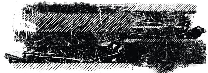 Leinwandbilder - Grunge textured banner with rough edges. Speckled texture. Overlay grunge texture . Simply place texture over any object to create grunge effect . Banner with scratched surface for your design.