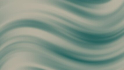 Poster - Soft gradients of teal and beige blend together in abstract, flowing wave-like shapes for a calming visual effect, Abstract texture Gradient motion Background animation.