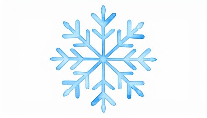 Wall Mural - Magnificent closeup of an intricate snowflake, a winter wonderland masterpiece