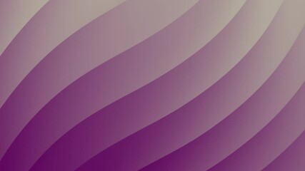 Poster - Abstract background featuring smooth, diagonal waves in varying shades of purple and beige, Abstract texture Gradient motion Background animation.