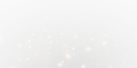 Wall Mural - png dust with golden sparkle flare, glowing particle cloud and shimmer effect on black festive backg