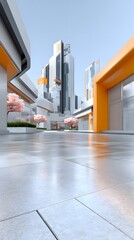 Poster - Infinity city with repeating geometric patterns, labyrinthine streets, holographic billboards, a dreamlike atmosphere, neon-infused urban landscape, 3D-rendered hyper-detail, ultra-HD