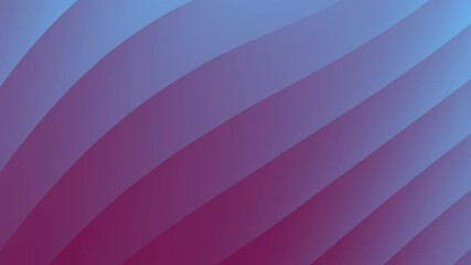 Poster - Abstract background with smooth, curved purple and blue gradient stripes flowing diagonally across the image, Abstract texture Gradient motion Background animation.