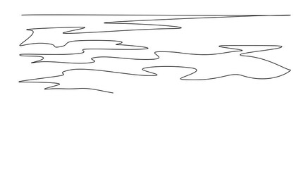 Poster - Animated self drawing of single continuous line drawing a woman sitting and some baskets containing several types of flowers. Peddling on roadside. National Small Business Day. Full length animation