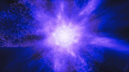 Wall Mural - abstract blue background with rays