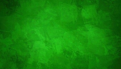 Poster - Vibrant green abstract artwork digital medium contemporary design studio setting close-up view modern aesthetic