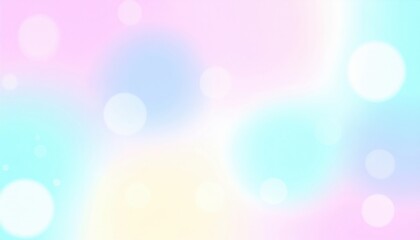 Poster - Whimsical colorful abstract patterns digital art soft pastel background creative design vibrant environment
