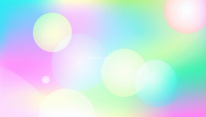 Poster - Flowing vibrant bokeh effect abstract setting digital art colorful environment close-up view optimistic concept