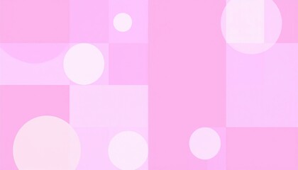 Poster - Abstract pink geometric shapes digital artwork graphic design creative space aesthetic view modern concept