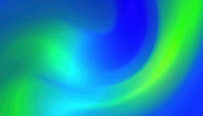 Poster - Dynamic blue and green swirl abstract art digital creation contemporary design studio modern concept