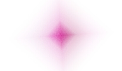Poster - Pink diamond shape with gradient and border.