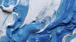 © C.Castilla - Una pintura colorida con fondo azul y blanco. La pintura, llena de vibrantes colores, parece una obra de arte.