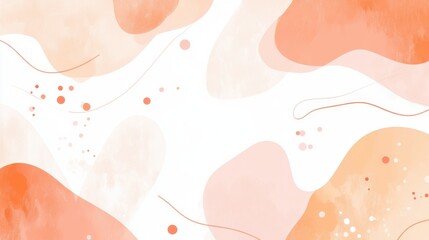 Poster - Abstract Watercolor Background: An artistic watercolor background, featuring soft, flowing shapes and warm, muted tones. The composition evokes a sense of calm and creativity. 