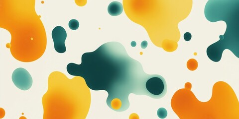 Poster - Abstract Fluid Shapes: Vibrant abstract shapes flow across the canvas, an interplay of dynamic forms and vivid colors, creating a mesmerizing visual narrative.