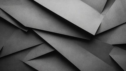 Poster - Abstract Envelopes: A textured abstract composition of overlapping envelopes in varying shades of gray. The monochrome aesthetic enhances the interplay of forms, creating visual intrigue.