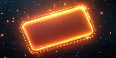 Poster - glowing rectangular portal: an enigmatic and radiant portal or glowing rectangle, emitting an inviti