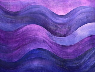 Poster - purple abstract wave: a mesmerizing abstract art piece features a flowing composition of purple wave