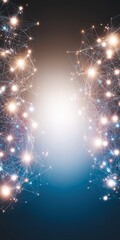 Fototapete - the image is a blue and white background with a lot of stars. the stars are scattered all over the b