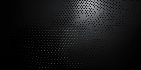 Poster - dark perforated metallic texture: a detailed, close-up view of a dark, textured metal surface. the s