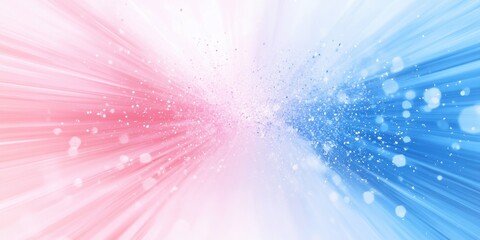 Poster - convergence of color and light: an abstract digital art piece presents a dynamic explosion of color,