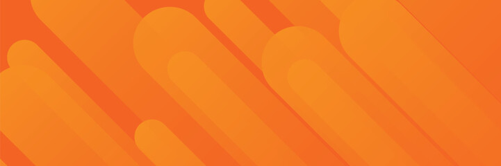 Poster - abstract orange background with diagonal lines. dynamic shapes composition.