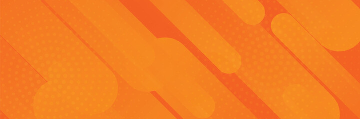 Poster - abstract orange background with diagonal lines. dynamic shapes composition. vector, eps10.