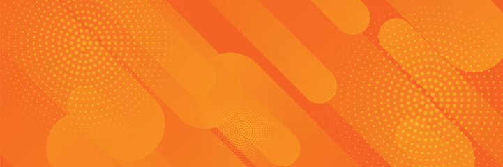 Poster - abstract orange background with diagonal lines. dynamic shapes composition. vector, eps10.
