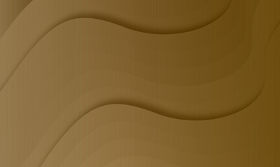 Aufkleber - Abstract  brown layered background with wavy shapes and soft gradients creating depth  smooth gradients Modern and elegant design.