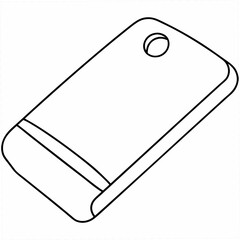 Poster - Vector illustration of an outline cutting board suitable for culinary themed projects and restaurant branding