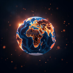 Wall Mural - earth in space