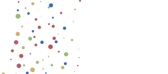 Poster - Multicolor confetti abstract background with a lot of falling pieces, isolated on a white background. Festive decorative tinsel element for design