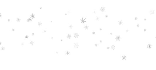 Poster - Festive Snowstorm: Magnificent 3D Illustration Showcasing Falling Christmas Snowflakes