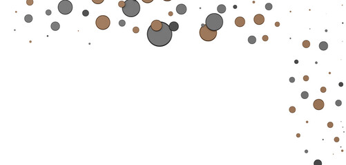 Poster - confetti png. Gold confetti falls from the sky.