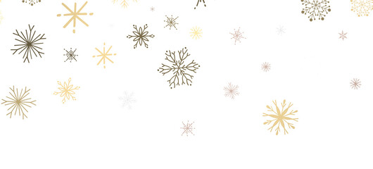 Poster - Glistening Snow Shower: Striking 3D Illustration Showcasing Falling Holiday Snowflakes