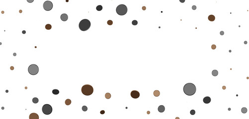 Poster - confetti png. Gold confetti falls from the sky.