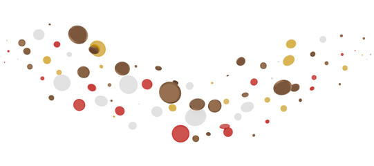 Poster - silver confetti explosion festive background