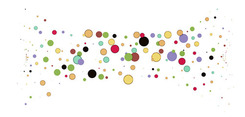 Poster -  Sky confetti flying in the sky during Pride parade