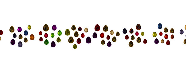 Poster - Perfect colorful handmade easter eggs
