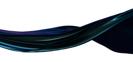 Aufkleber - Blue wAbstract blue waves background.3d Rendering.aves texture for backgrounds