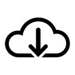 © Angga - cloud download icon isolated PNG transparent