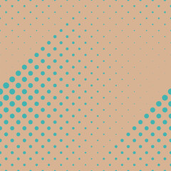 Poster - Halftone geometrical dot pattern background - repeating abstract vector graphic
