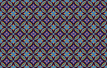 aztec ethnic background design vector with a seamless pattern. traditional motifs are illustrated. e
