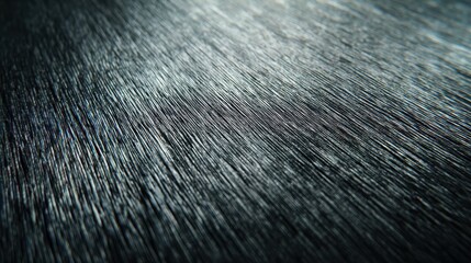 Poster - Close-up of a textured metallic surface with light reflections, showcasing intricate patterns and depth